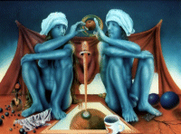 Herbert Volmer: Blaues Paradies